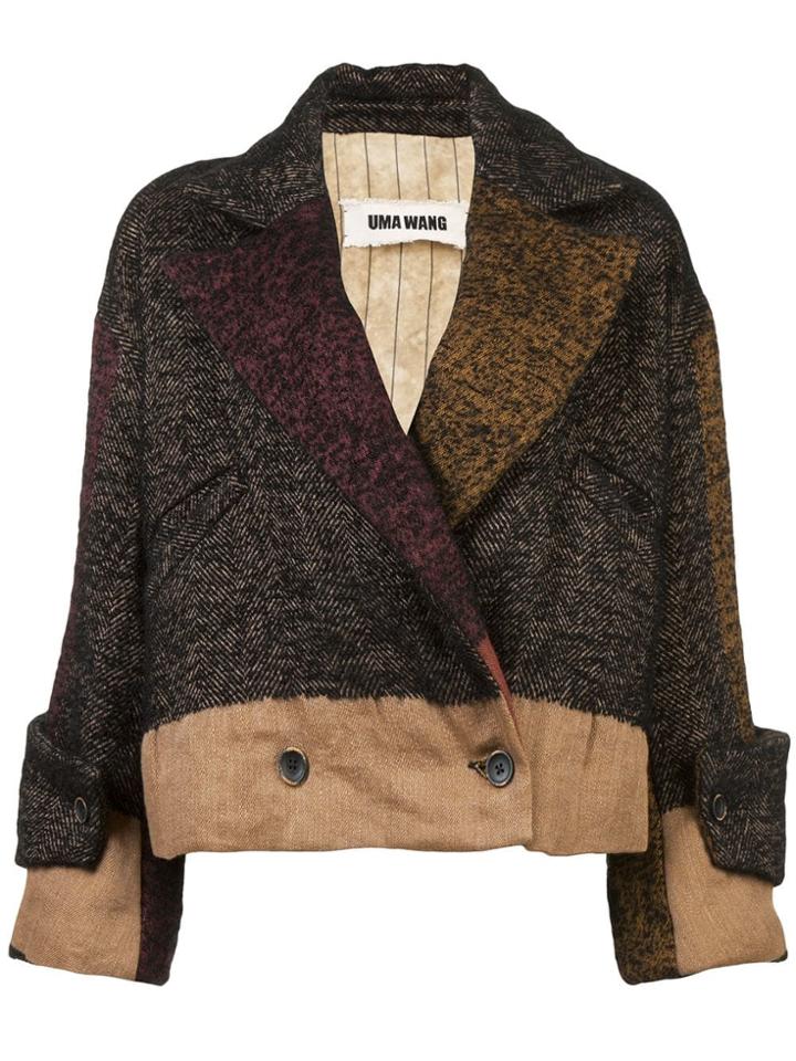 Uma Wang Double Breasted Jacket - Brown