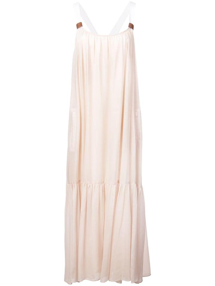Tibi Leilei Long Dress - Blush