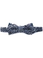 Al Duca D'aosta 1902 Patterned Bow Tie - Grey