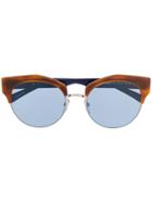 Marni Eyewear Round Sunglasses - Black