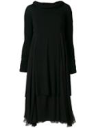 Giorgio Armani Pre-owned Layered Dress - Black