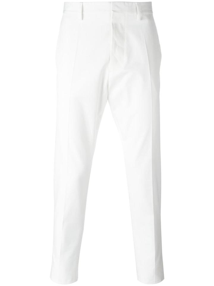Dsquared2 Pleated Front Trousers - White