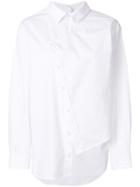 Cédric Charlier Asymmetric Shirt - White