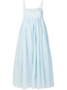 Sara Lanzi Pleated Empire Line Dress - Blue