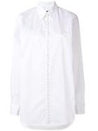 Mm6 Maison Margiela Buttoned Graphic Shirt - White