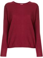 Alyki Round Neck Jumper - Pink & Purple