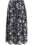 Katharine Hamnett London Pleated Skirt - Blue