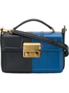 Lanvin Jiji Shoulder Bag, Women's, Blue, Leather