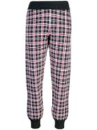 Opening Ceremony Plaid Knit Track Pants - Blue