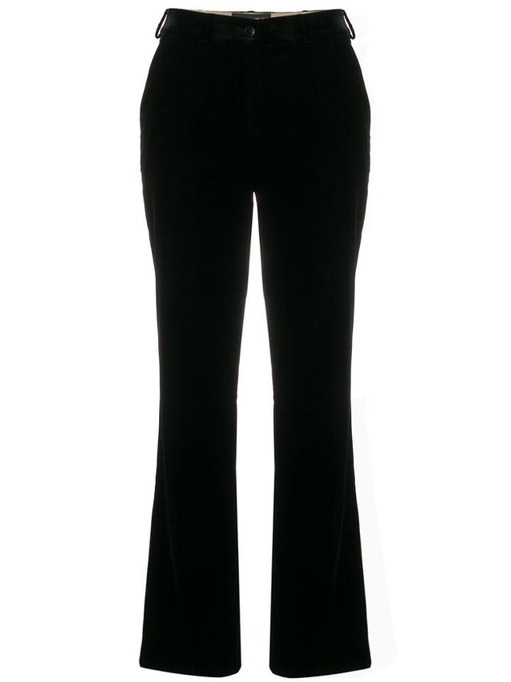 Etro Crushed Velvet Suit Trousers - Black