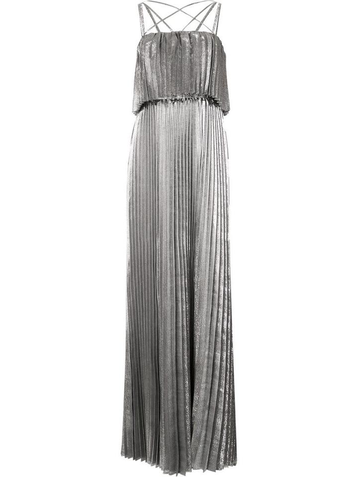 Zac Zac Posen 'ashley' Gown, Women's, Size: 2, Grey, Polyester
