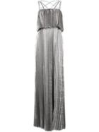 Zac Zac Posen 'ashley' Gown, Women's, Size: 2, Grey, Polyester