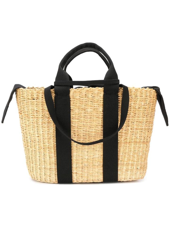 Muun Woven Bucket Bag - Brown