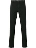 Pt01 Tailored Tapered Trousers, Men's, Size: 54, Black, Cotton/linen/flax/elastodiene