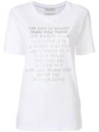 Each X Other Text Print T-shirt - White