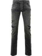 Balmain - Distressed Skinny Jeans - Men - Cotton/polyurethane - 34, Black, Cotton/polyurethane