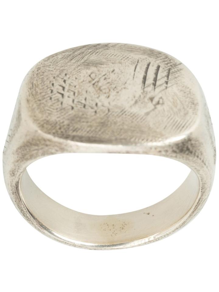 Werkstatt:münchen Oval Shaped Ring - Metallic