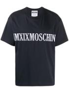 Moschino Roman Embroidery T-shirt - Blue