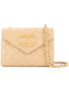 Chanel Pre-owned Cc Single Chain Shoulder Bag - Neutrals