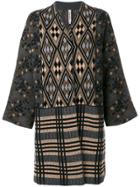Antonio Marras Patterned Cardi-coat - Grey