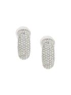 Christian Dior Vintage 1980s 18kt Gold Plated Silver Clip-on Earrings