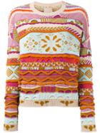 Laneus Jacquard Jumper, Women's, Size: 38, Cotton