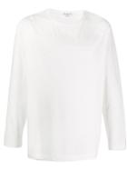 Yohji Yamamoto Long Sleeve T-shirt - White