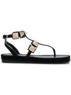 Valentino Studded Sandals - Black