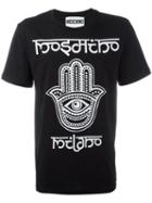 Moschino Hamza Hand T-shirt, Men's, Size: Large, Black, Cotton