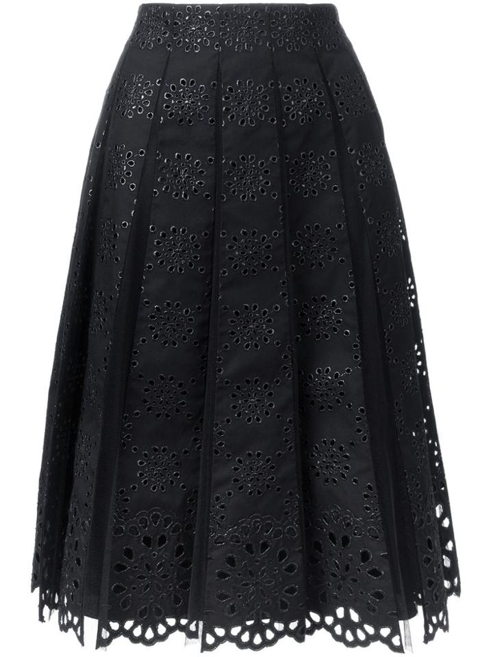 Marc Jacobs Pleated Skirt - Black