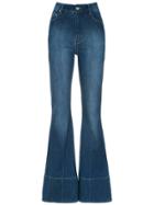 Amapô Denim Flared Trousers - Blue