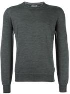 Brunello Cucinelli Crew Neck Jumper, Men's, Size: 48, Grey, Cashmere/virgin Wool