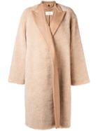 Ports 1961 Oversized Shearling Coat - Nude & Neutrals