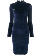 Gcds Fitted Silhouette Dress - Blue