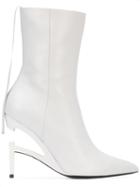 Unravel Project Broken Heel Boots - White