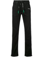 Off-white Regular Slim Fit Trousers - Black