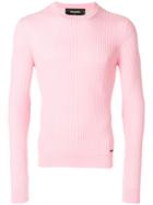 Dsquared2 Designer Fitted Sweater - Pink & Purple