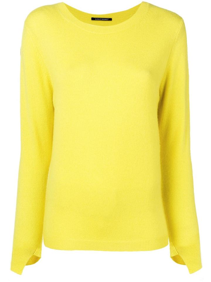 Luisa Cerano Knitted Jumper - Yellow
