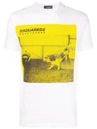 Dsquared2 Heavy Rodeo Print T-shirt - White