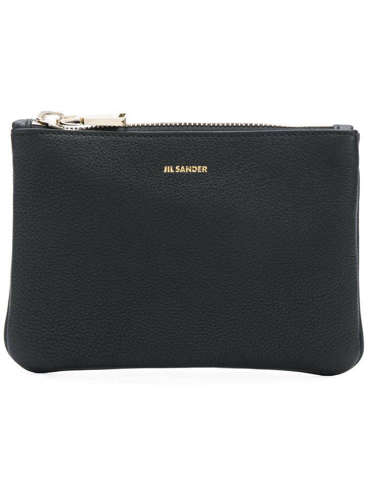 Jil Sander Pouch Clutch Bag - Black
