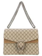 Gucci - 'dionysus Gg Supreme' Shoulder Bag - Women - Leather/metal (other) - One Size, Nude/neutrals, Leather/metal (other)