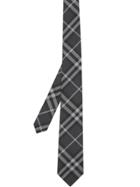 Burberry Classic Cut Vintage Check Silk Tie - Grey