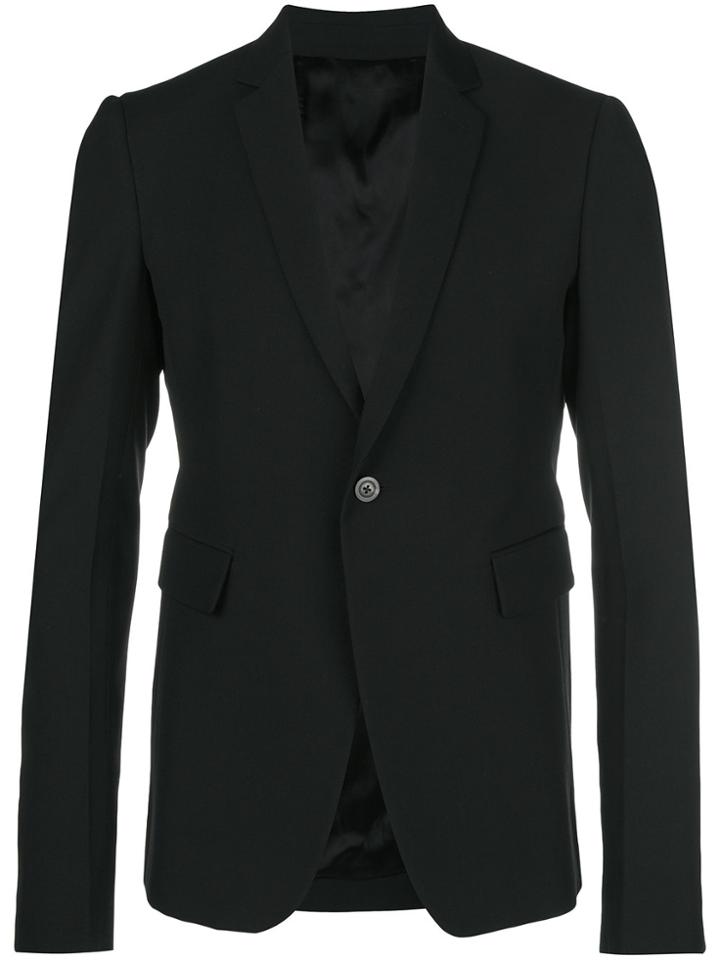 Rick Owens Single-breasted Blazer - Black