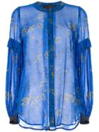 Ginger & Smart Aquiver Printed Blouse - Blue