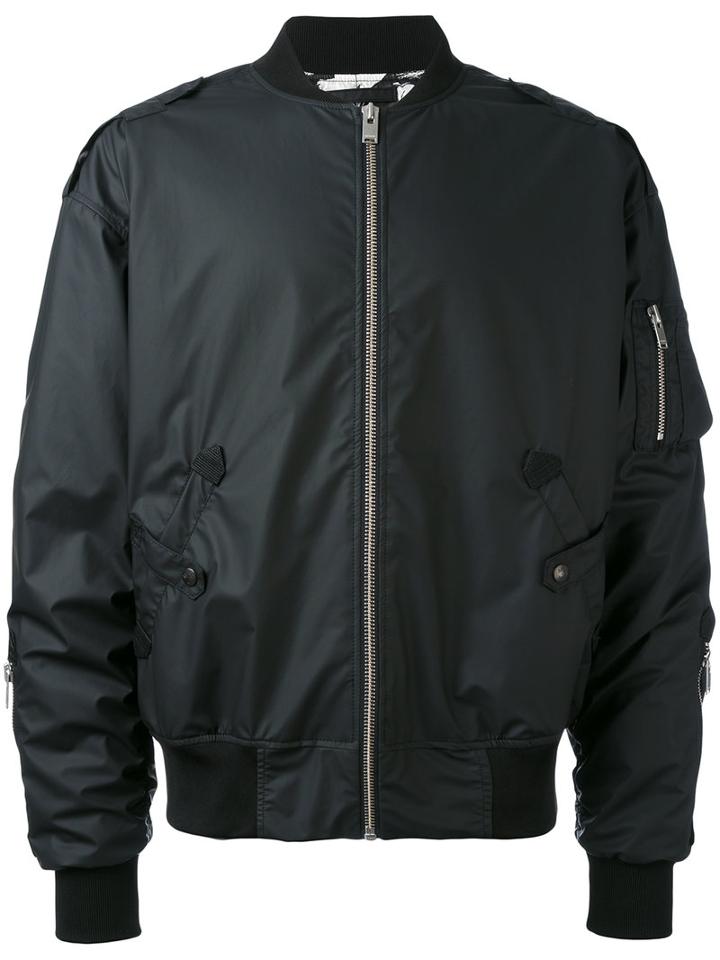 Misbhv - Warszawa Bomber Jacket - Men - Polyester/polyurethane/viscose - S, Black, Polyester/polyurethane/viscose