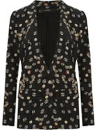 Andrea Marques Open Front Printed Blazer