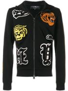 Hydrogen Varsity Patch Sweatshirt - Black