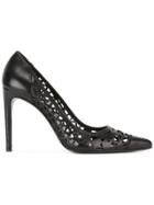 Stuart Weitzman Cut-up Town Pumps - Black