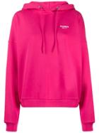 Closed Embroidered Logo Hoodie - Pink