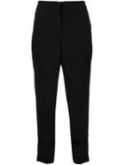 Victoria Victoria Beckham Cropped Trousers, Women's, Size: 14, Black, Polyester/acetate/viscose